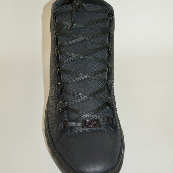 NEW BALENCIAGA HITOP PYTHON LEATHER SNEAKERS US 6 EU 39 MENS - Picture 7 of 9